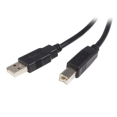 StarTech.com 5m USB 2.0 A naar B Kabel M/M, 5 m, USB A, USB B, USB 2.0, 480 Mbit/s, Zwart