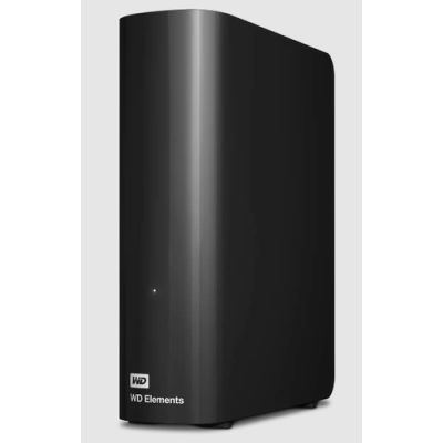 Western Digital Elements Desktop hard drive, 20000 GB, 2.0/3.2 Gen 1 (3.1 Gen 1), Zwart