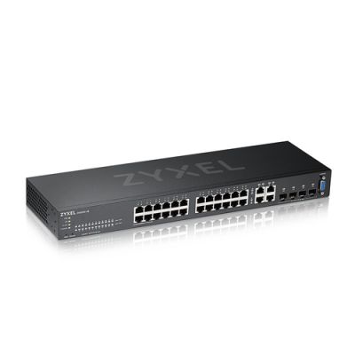 Zyxel GS2220-28-EU0101F, Managed, L2, Gigabit Ethernet (10/100/1000), Rack-montage
