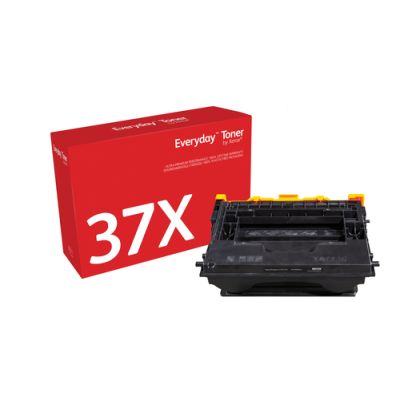 Everyday Zwart Toner vervangt de HP 37X (CF237X), 25000 pagina's, Zwart, 1 stuk(s)