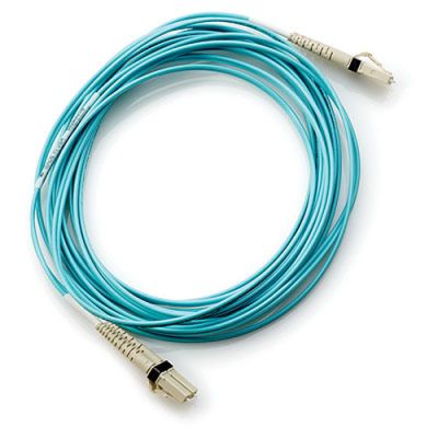 Hewlett Packard Enterprise LC to LC Multi-mode OM3 2-Fiber 5.0m 1-Pack, 5 m, OM3, LC, LC