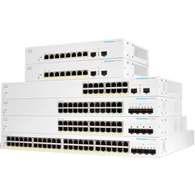 Cisco CBS220-48P-4G-EU, Managed, L2, Gigabit Ethernet (10/100/1000), Power over Ethernet (PoE), Rack