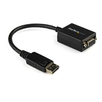 StarTech.com DisplayPort naar VGA Video Adapter Converter, 0,225 m, DisplayPort, VGA (D-Sub), Mannel