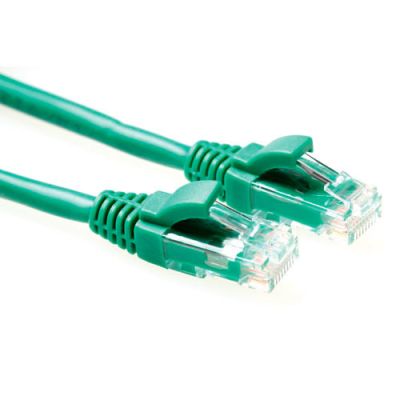 ACT Groene 1,5 meter U/UTP CAT6 patchkabel component level met RJ45 connectoren