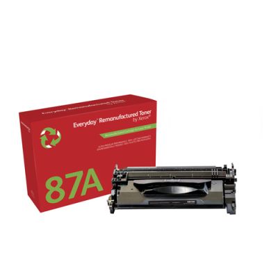 Everyday Remanufactured Everyday Zwart Remanufactured Toner van vervangt HP 87A (CF287A), Standaard