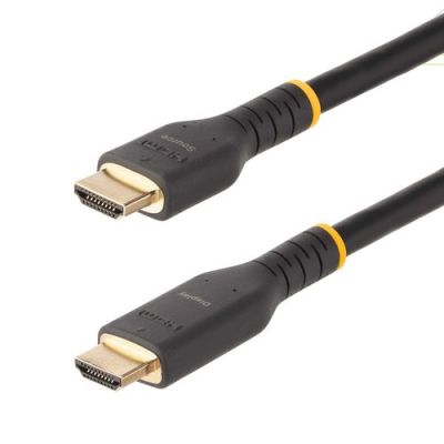 StarTech.com 10m Actieve HDMI Kabel met Ethernet - HDMI 2.0 4K 60Hz UHD - Robuuste HDMI Kabel met Ar