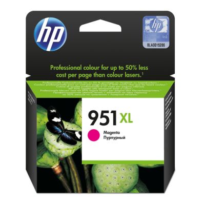 HP 951XL originele high-capacity magenta inktcartridge, Hoog (XL) rendement, Inkt op pigmentbasis, 1