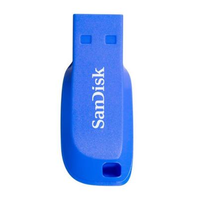 SanDisk Cruzer Blade 16GB, 16 GB, USB Type-A, 2.0, Zonder dop, Blauw