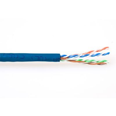 ACT CAT6 U/UTP PVC soepel patch blauw 305 m