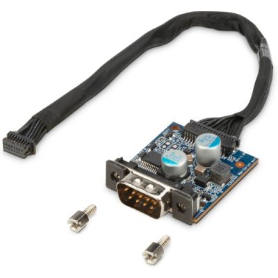 HP Serial Port Adapter Z2 Mini, Zwart, DB-9, Mannelijk, Mannelijk, Bedrijf