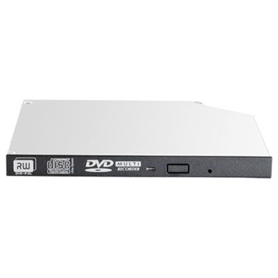Hewlett Packard Enterprise 9.5mm SATA DVD-RW JackBlack Gen9 Optical Drive, Zwart, Grijs, Server, DVD