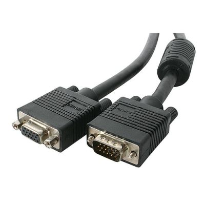 StarTech.com 15m Coaxiale Hoge Resolutie Monitor VGA Video Verlengkabel HD15 M/F, 15 m, VGA (D-Sub),