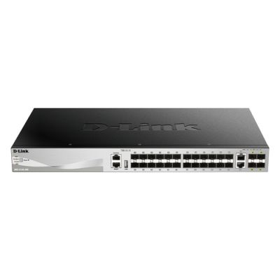 D-Link DGS-3130-30S/E, Managed, L3, 10G Ethernet (100/1000/10000)
