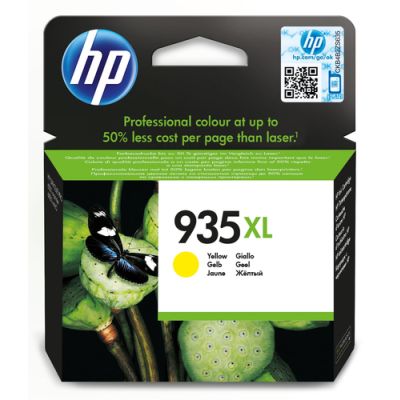 HP 935XL originele high-capacity gele inktcartridge, Hoog (XL) rendement, Inkt op pigmentbasis, 9,5 ml, 825 pagina's, 1 stuk(s)