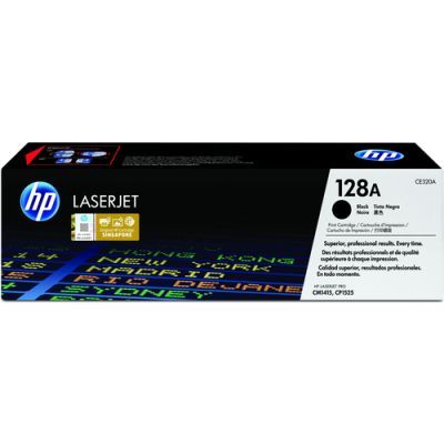HP 128A originele zwarte LaserJet tonercartridge, 2000 pagina's, Zwart, 1 stuk(s)