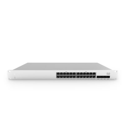 Cisco Meraki MS210-24P-HW, Managed, Gigabit Ethernet (10/100/1000), Power over Ethernet (PoE), Rack-