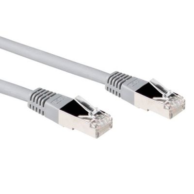 ACT Grijze 15 meter LSZH U/UTP CAT5E patchkabel met RJ45 connectoren