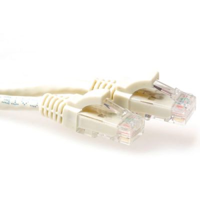 ACT Ivoor 1,5 meter U/UTP CAT6A patchkabel snagless met RJ45 connectoren