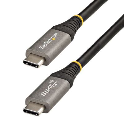StarTech.com 1m USB C Kabel, 10Gbps, USB-IF Gecertificeerde USB-C Kabel, USB 3.1/3.2 Gen 2 Type-C Ka