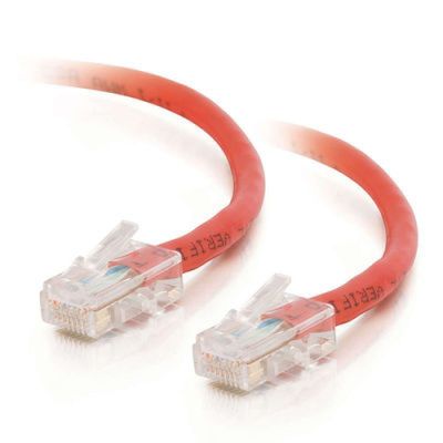 C2G Cat5E Assembled UTP Patch Cable Red 1.5m, 1,5 m, RJ-45, RJ-45
