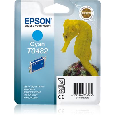 Epson Seahorse inktpatroon Cyan T0482, 1 stuk(s)