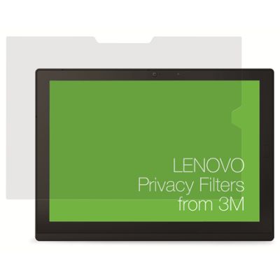 Lenovo 4XJ1D33270 schermfilter Randloze privacyfilter voor schermen 31,2 cm (12.3")
