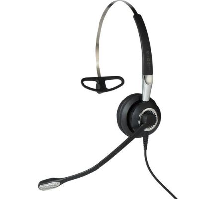 Jabra Biz 2400 II QD Mono NC 3 in 1, Bedraad, Kantoor/callcenter, 54 g, Headset, Zwart, Zilver