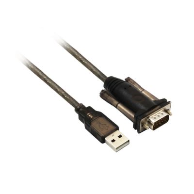 ACT AC6000, Zwart, 1,5 m, USB Type-A, DB-9, Mannelijk, Mannelijk