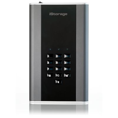 iStorage diskAshur DT 2, 1000 GB, 3.2 Gen 1 (3.1 Gen 1), Zwart, Grafiet