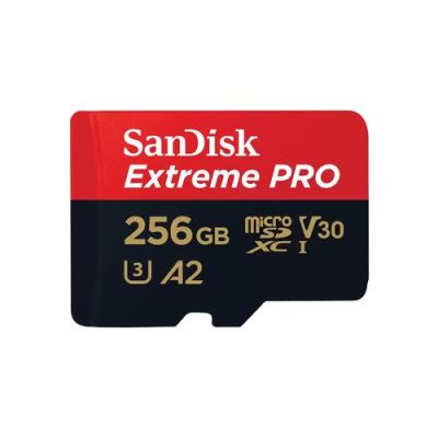 SanDisk Extreme PRO, 256 GB, MicroSDXC, Klasse 10, UHS-I, 200 MB/s, 140 MB/s