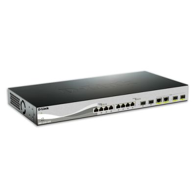 D-Link DXS-1210-12TC/E, Managed, L2, 10G Ethernet (100/1000/10000), Rack-montage, 1U