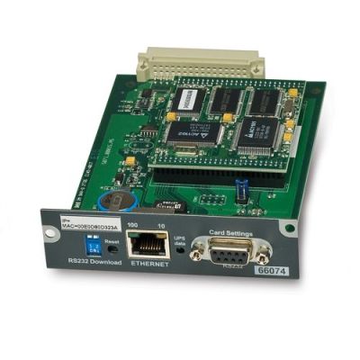 APC MGE SNMP/Web Card, Intern, Bedraad, PC Card, Ethernet, 100 Mbit/s, Grijs