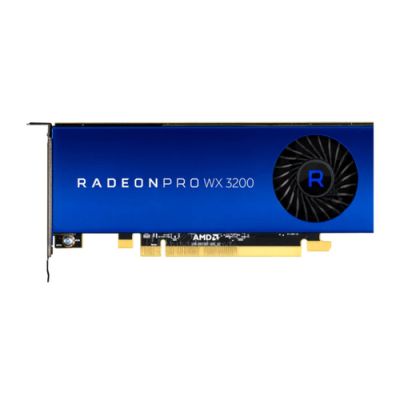 AMD Radeon Pro WX 3200, Radeon Pro WX 3200, 4 GB, GDDR5, 128 Bit, 7680 x 4320 Pixels, PCI Express x1