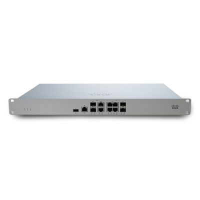 Cisco Meraki MX95-HW, 2000 Mbit/s, 10000 Mbit/s, 800 Mbit/s, 500 gebruiker(s), 1000,2500 Mbit/s, 1U