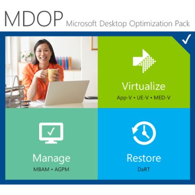 Microsoft Desktop Optimization Pack for Software Assurance, 1 licentie(s), Microsoft Volume License (MVL), 1 maand(en)