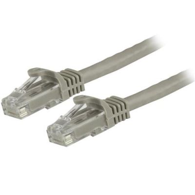 StarTech.com CAT6 kabel patchkabel snagless RJ45 connectors koperdraad ETL 1,5 m grijs, 1,5 m, Cat6,