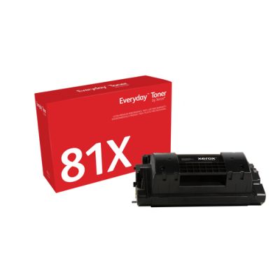 Everyday Zwart Toner vervangt de HP 81X (CF281X/ CRG-039H), 25000 pagina's, Zwart, 1 stuk(s)