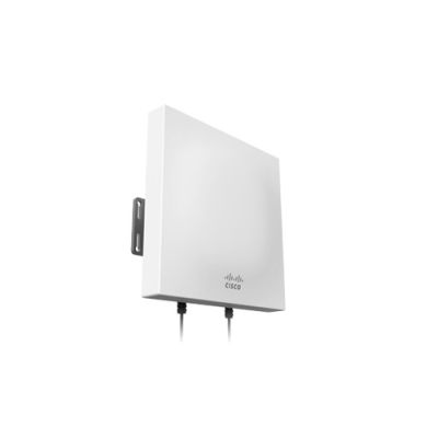 Cisco Meraki MA-ANT-25, 8 dBi, 2.4 - 2.5 / 5.15 - 5.88 GHz, 8 dBi, 6,5 dBi, 70°, Sector-antenne