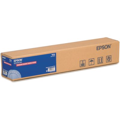 Epson Premium Glossy Photo Paper Roll, 24" x 30,5 m, 166g/m², Glans, 166 g/m², Wit, SureColor SC-T72