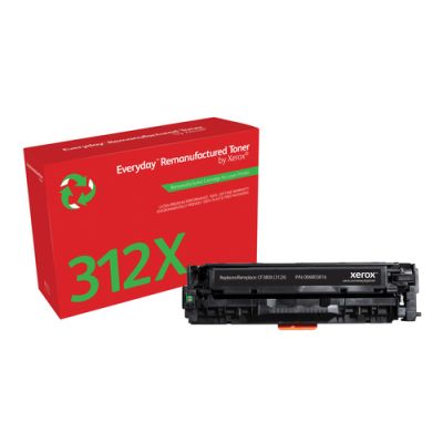 Everyday Zwart Toner vervangt de HP 312X (CF380X), 4400 pagina's, Zwart, 1 stuk(s)