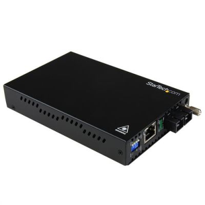 StarTech.com Gigabit Ethernet Multi-Mode Glasvezel Converter SC 550m 1000 Mbit/s, 2000 Mbit/s, Gigab