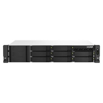 QNAP TS-864EU-8G, NAS, Rack (2U), Intel® Celeron®, Zwart