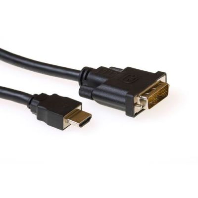 ACT Verloopkabel HDMI A male naar DVI-D male 5,00 m