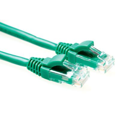 ACT Groene 10 meter U/UTP CAT5E patchkabel component level met RJ45 connectoren