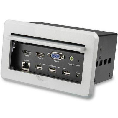 StarTech.com Inbouw AV box voor vergadertafel 4K, 3840 x 2160 Pixels, 1280 x 720 (HD 720), 1920 x 10
