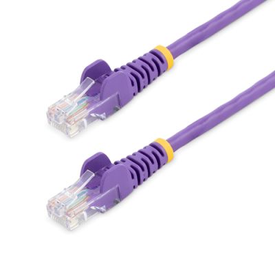 StarTech.com Cat5e Ethernet netwerkkabel met snagless RJ45 connectors UTP kabel 10m paars, 10 m, Cat