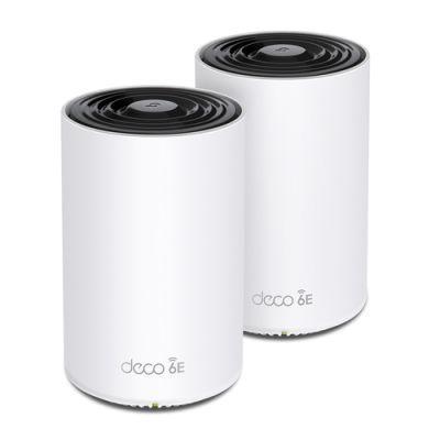 TP-Link Deco XE75 Pro (2-pack), Wit, Intern, Mesh-systeem, 500 m², FCC:<30 dBm (2.4 GHz),<30 dBm (