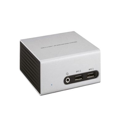 CLUB3D UNIVERSEEL Mini Displaylink gecertificeerd Docking Station USB A 3.2 Gen 1 4K30Hz 1x HDMI, 1x DVI, 4x USB Superspeed, Bedraad, USB 3.2 Gen 1 (3.1 Gen 1) Type-A, 3,5 mm, 10,100,1000 Mbit/s, Zwart, Zilver, 3840 x 2160 Pixels