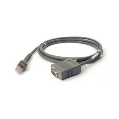 Zebra CBA-R01-S07PBR seriële kabel Grijs 2,1336 m RS232 DB9