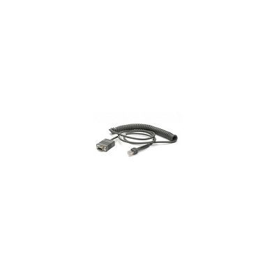 Zebra CBA-RF3-C09ZAR, Zwart, 2,8 m, RS232, DB9